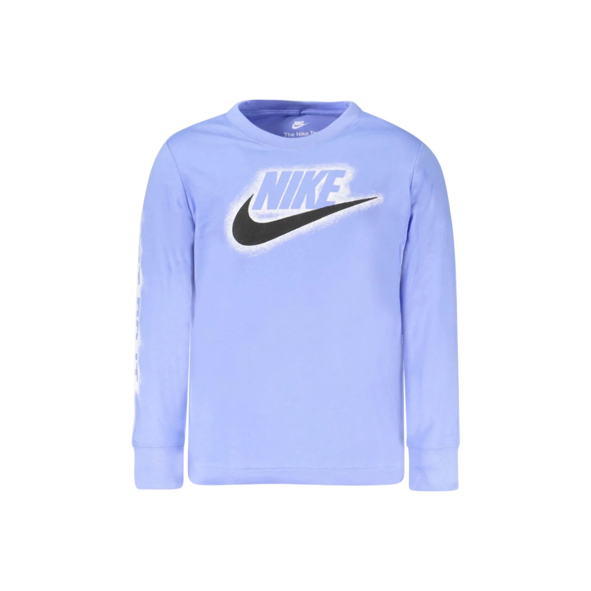 Nike T-Shirt Maniche Lunghe Unisex Azzurra Stampa Azzurro - foto prodotto